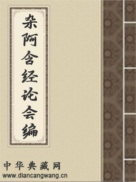 杂阿含经论会编